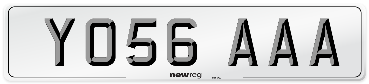 YO56 AAA Number Plate from New Reg